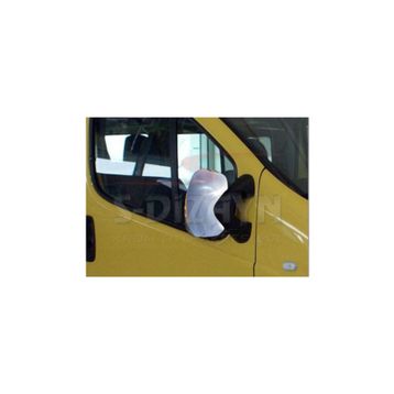 Renault Trafic Abs 2001-2010 2 Prç Krom Ayna Kapağı