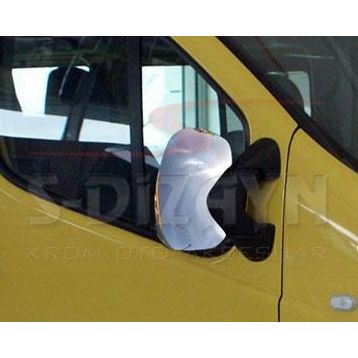 Renault Trafic Abs 2001-2010 2 Prç Krom Ayna Kapağı