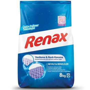 Renax 8 kg Beyaz ve Renkliler İçin Toz Deterjan