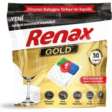 Renax Hepsi Bir Arada 30'lu Bulaşık Makinesi Kapsülü