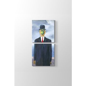 Rene Magritte - The Son Of Man‏ Tablosu