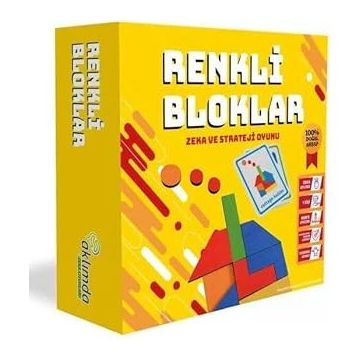 Renkli Bloklar Ahşap Akılda Zeka Oyunları