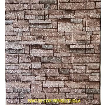 Renkli Duvarlar NW106 Duvar Kağıdı