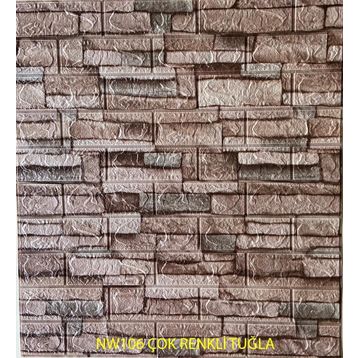 Renkli Duvarlar NW106 Duvar Kağıdı