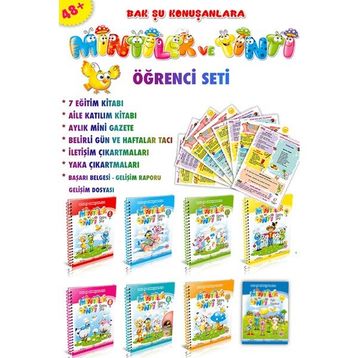 Renkli Kalemler Mintiler Ve Tinti 48Ay+ Eğitim Seti Bak Şu Konuşanlara Yıldız Set