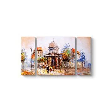 Renkli Şehir Sokakları Tablosu
