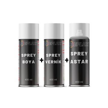 Replax Opel 40R Olimpik Beyaz Vernik Astar ve Sprey Boya