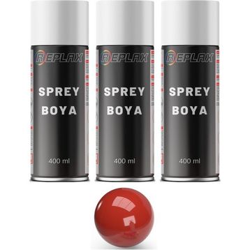 Replax Ral 3000 Ateş Kırmızı 3x400 ml Sprey Boya