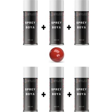 Replax Ral 3000 Ateş Kırmızı 6x400 ml Sprey Boya