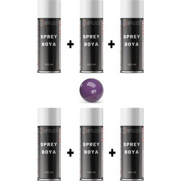 Replax Ral 4005 Leylak Mor 6x400 ml Sprey Boya