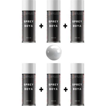 Replax Ral 7035 Açık Gri 6x400 ml Sprey Boya