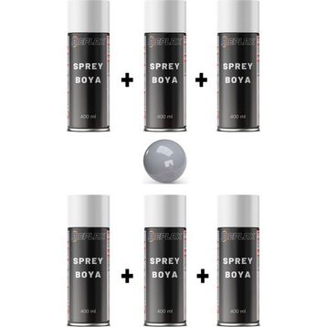 Replax Ral 7040 Beton Gri 6x400 ml Sprey Boya