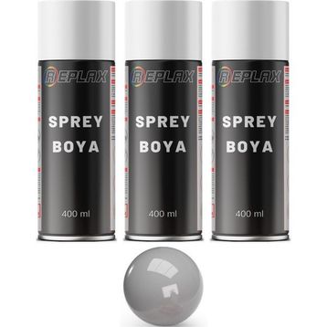 Replax Ral 8802 Gümüş 3x400 ml Sprey Boya