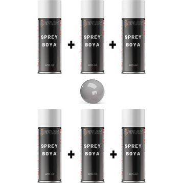 Replax Ral 8802 Gümüş 6x400 ml Sprey Boya