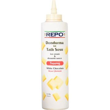 Repo 1 kg Beyaz Çikolatalı Topping Dondurma Sosu