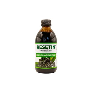 Resetin 250 ml Aronya ve Siyah Üzüm Ekstraktı Takviye Edici Gıda