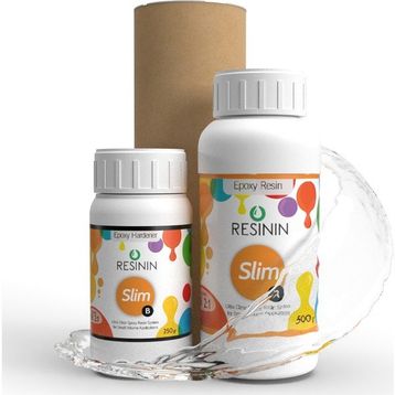 Resinin 750 gr Slim A+B Ultra Şeffaf Epoksi Reçine