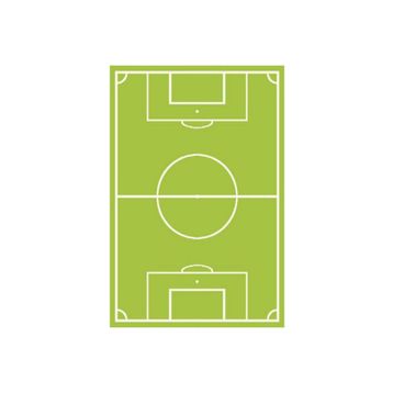 Resmiro MRC367 Futbol Sahası Desenli Dijital Baskılı Halı