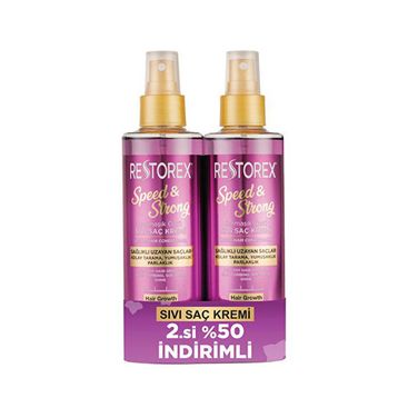 Restorex 200 ml Sıvı Saç Kremi + 200 ml Sarmaşık Özlü Yumuşaklık ve Parlaklık Kolay Tarama Sıvı Saç Kremi