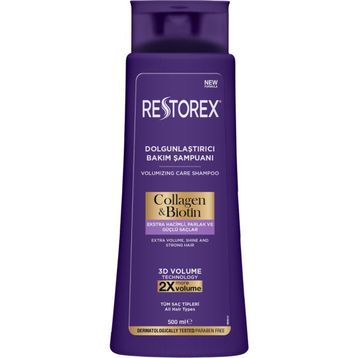 Restorex 500 ml Tüm Saçlar İçin Hacim Verici Şampuan