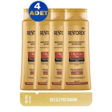 Restorex 7 Besleyici Yağ 4x500 ml Şampuan