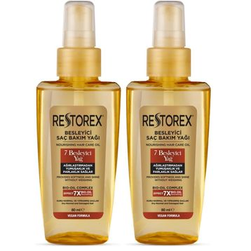 Restorex 80 ml 7 Besleyici Yağ İçerikli Besleyici Saç Bakım Yağı