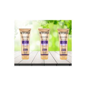 Restorex Collagen 3x250 ml Dolgunlaştırıcı Saç Bakım Kremi