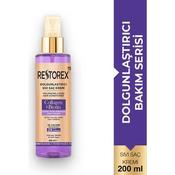 Restorex Collagen Biotin Özlü 200 ml Dolgunlaştırıcı Sıvı Saç Kremi