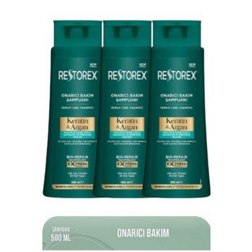 Restorex Keratin Argan 3x500 ml Şampuan