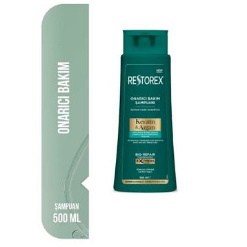 Restorex Kırık ve İşlem Görmüş Saçlar Onarıcı 500 ml Bakım Şampuanı