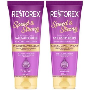 Restorex Sağlıklı Uzama Etkili Sarmaşık Özlü 2x250 ml Saç Bakım Kremi