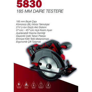 Retools 5830 Bordo 185 Mm Daire Testere
