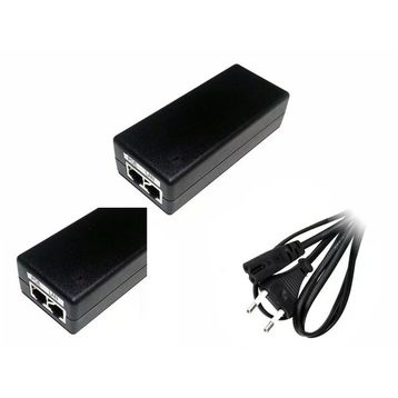 Retro 48 V 1 A 48 W Gigabit Poe Enjektör + Adaptör