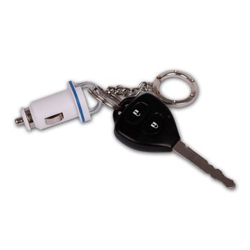 Retro 5 V 2.1 A Beyaz USB Araç Şarj Adaptör