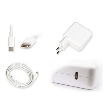 Retro Apple MacBook 29W USB-C PD Şarj Adaptör