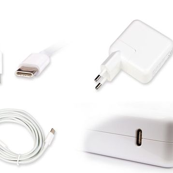 Retro Apple MacBook 29W USB-C PD Şarj Adaptör