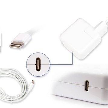 Retro Apple MacBook 29W USB-C PD Şarj Adaptör