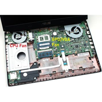 Retro Asus G750JH-T4169H Versiyon 2 Uyumlu Fan