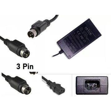Retro Cab Termal Pos Barkod Etiket Yazıcı 24 V 2.5 A 3 Pin DIN Adaptör