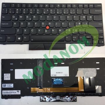 Retro Lenovo 01AX364 01AX394 Işıklı Uyumlu Klavye