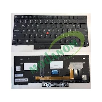 Retro Lenovo 01AX364 01AX394 Işıklı Uyumlu Klavye