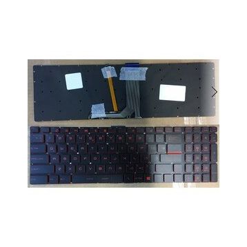 Retro MSI CR62 6M V2 Kırmızı Işıklı Uyumlu Klavye