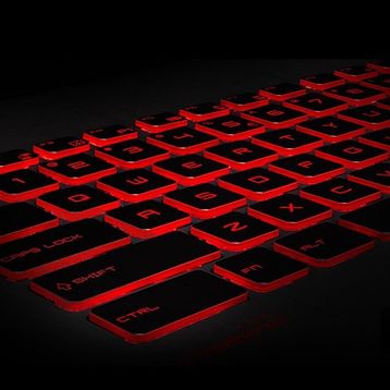 Retro MSI GE62 2QF Kırmızı Işıklı Uyumlu Klavye