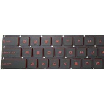 Retro MSI GE72 7RDApache-065XTR Kırmızı Işıklı Uyumlu Klavye