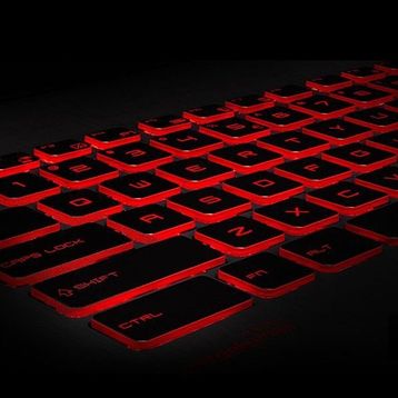 Retro MSI GE72 7RDApache-065XTR Kırmızı Işıklı Uyumlu Klavye