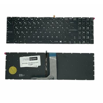 Retro MSI GS70 Stealth Pro Siyah Uyumlu Klavye