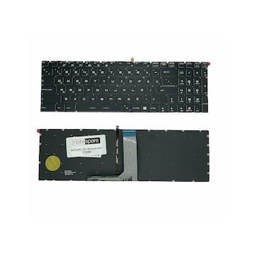 Retro MSI GS70 Stealth Pro Siyah Uyumlu Klavye