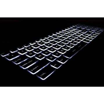 Retro MSI GS72 6QE Stealth Pro 4K Siyah Işıklı Uyumlu Klavye