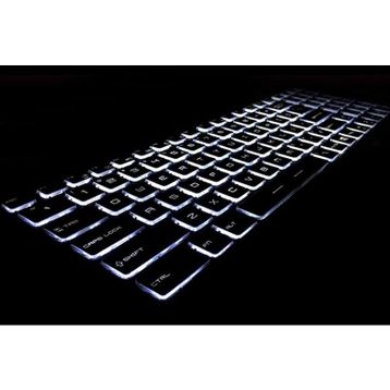 Retro MSI GS72 6QE Stealth Pro 4K Siyah Işıklı Uyumlu Klavye