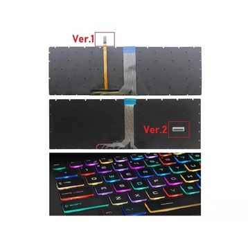 Retro MSI GT63 8RG Titan Siyah Uyumlu Klavye